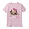 Just A Girl Who Loves Pugs - Regalo di Mamma Carlino Maglietta - Funny Pug Dog Graphic Tee for Kids, Youth, and Teen Girls
