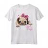 Just A Girl Who Loves Pugs - Regalo di Mamma Carlino Maglietta - Funny Pug Dog Graphic Tee for Kids, Youth, and Teen Girls