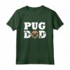 Pug Dad Carlino Papà Cane Cucciolo Maglietta - Miglior Papà Carlino del Mondo - Ideale come Regalo