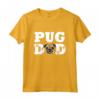 Pug Dad Carlino Papà Cane Cucciolo Maglietta - Miglior Papà Carlino del Mondo - Ideale come Regalo