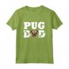 Pug Dad Carlino Papà Cane Cucciolo Maglietta - Miglior Papà Carlino del Mondo - Ideale come Regalo