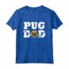 Pug Dad Carlino Papà Cane Cucciolo Maglietta - Miglior Papà Carlino del Mondo - Ideale come Regalo