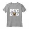 Pug Dad Carlino Papà Cane Cucciolo Maglietta - Miglior Papà Carlino del Mondo - Ideale come Regalo