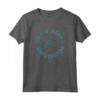 HapTiger: Outer Banks, NC - T-shirt Tartaruga Mare Maglietta da Pesca e Vela - Design Invecchiato