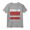 Sono in Pensione, Ora Faccio il Nonno a Tempo Pieno - Maglietta Divertente per Nonno Pensionato - Regalo Originale per Nipote