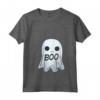 Donna Boo ti vedo! - Fantastico Costume da Fantasma di Halloween Tee Maglietta con Collo a V - Ideale per Vestiti Abbinati in Famiglia