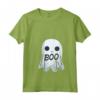 Donna Boo ti vedo! - Fantastico Costume da Fantasma di Halloween Tee Maglietta con Collo a V - Ideale per Vestiti Abbinati in Famiglia