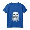 Donna Boo ti vedo! - Fantastico Costume da Fantasma di Halloween Tee Maglietta con Collo a V - Ideale per Vestiti Abbinati in Famiglia