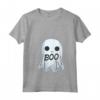 Donna Boo ti vedo! - Fantastico Costume da Fantasma di Halloween Tee Maglietta con Collo a V - Ideale per Vestiti Abbinati in Famiglia