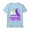 Trapin Viola Tee Shirt Donne Divertenti Drip Harder - T-shirt Sarcastica per Regali Unici e Divertenti - Ideale per Natale, Festa del Papà o Festa della Mamma