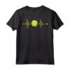 Tennis Heartbeat Grafico divertente - Maglietta da tennis per Uomo e Donna - Ideale come Regalo per Giocatori di Tennis