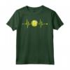 Tennis Heartbeat Grafico divertente - Maglietta da tennis per Uomo e Donna - Ideale come Regalo per Giocatori di Tennis