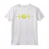 Tennis Heartbeat Grafico divertente - Maglietta da tennis per Uomo e Donna - Ideale come Regalo per Giocatori di Tennis