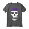 Misfits - Skull Purple Logo Maglietta - Official Band Merchandise for Men and Women - Punk Rock Tee