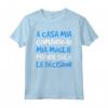 Magliette Uomo Regalo Divertente Marito - A Casa Mia Comando - T-shirt Coppia HapTiger - Idea Regalo per Sposi