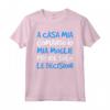 Magliette Uomo Regalo Divertente Marito - A Casa Mia Comando - T-shirt Coppia HapTiger - Idea Regalo per Sposi
