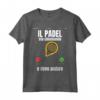Padel Divertente Giocatore Paddle Racchetta Chiama Maglietta - Ideale per gli Appassionati di Padel e Tennis Padel