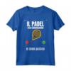 Padel Divertente Giocatore Paddle Racchetta Chiama Maglietta - Ideale per gli Appassionati di Padel e Tennis Padel