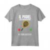 Padel Divertente Giocatore Paddle Racchetta Chiama Maglietta - Ideale per gli Appassionati di Padel e Tennis Padel