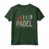Padel Evolution Evoluzione Uomo Paddle Tennis Divertente Maglietta - Regalo Compleanno per Padelisti - Acquista Online