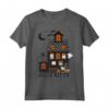 Hello Kitty Casa Infestata - Halloween Maglietta con Licenza Ufficiale HapTiger - Perfetta per Fan di Hello Kitty e Halloween