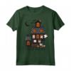 Hello Kitty Casa Infestata - Halloween Maglietta con Licenza Ufficiale HapTiger - Perfetta per Fan di Hello Kitty e Halloween