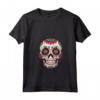 Donna Divertente Teschio Messicano Sugar Skull Messico Maglietta con Collo a V - Ideale per El dia de los Muertos e Feste Messicane - Regalo Unico per Amanti del Messico