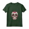 Donna Divertente Teschio Messicano Sugar Skull Messico Maglietta con Collo a V - Ideale per El dia de los Muertos e Feste Messicane - Regalo Unico per Amanti del Messico