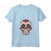 Donna Divertente Teschio Messicano Sugar Skull Messico Maglietta con Collo a V - Ideale per El dia de los Muertos e Feste Messicane - Regalo Unico per Amanti del Messico
