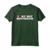 I Love My Hot Boyfriend - Funny Valentine's Day T-Shirt for Your Partner - Ideal Gift for Birthday, Christmas, Father's Day or Mother's Day