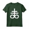 Leviatano Croce Satanica E Simbolo Alchimia T-Shirt Maglietta - Design Unico con Significato Oscuro - Ideale per Appassionati di Simboli Esoterici