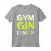 Palestra Gin Lemon Maglietta - Divertente e Sarcastica per Amanti dell'Alcool e delle Feste con Amici