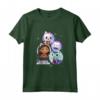 Bambino Gabby's Dollhouse Group Christmas Character Snowflake Panels Maglietta - Adventure Awaits - Officially Licensed Apparel for Kids and Adults