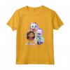 Bambino Gabby's Dollhouse Group Christmas Character Snowflake Panels Maglietta - Adventure Awaits - Officially Licensed Apparel for Kids and Adults