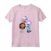 Bambino Gabby's Dollhouse Group Christmas Character Snowflake Panels Maglietta - Adventure Awaits - Officially Licensed Apparel for Kids and Adults