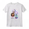 Bambino Gabby's Dollhouse Group Christmas Character Snowflake Panels Maglietta - Adventure Awaits - Officially Licensed Apparel for Kids and Adults