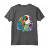 Colorato Cavalier King Charles Spaniel Dog Pop Art Tie Dye Maglietta - Ideale per Amanti dei Cani e Appassionati di Pop Art