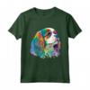 Colorato Cavalier King Charles Spaniel Dog Pop Art Tie Dye Maglietta - Ideale per Amanti dei Cani e Appassionati di Pop Art