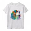 Colorato Cavalier King Charles Spaniel Dog Pop Art Tie Dye Maglietta - Ideale per Amanti dei Cani e Appassionati di Pop Art