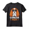 Cavalier King Charles Spaniel Dog Mom Maglietta - Lightweight Tee for Dog Lovers