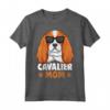 Cavalier King Charles Spaniel Dog Mom Maglietta - Lightweight Tee for Dog Lovers