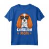 Cavalier King Charles Spaniel Dog Mom Maglietta - Lightweight Tee for Dog Lovers