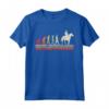 T-Shirt uomo Vintage Retro Divertente - Cowboy Cavallo Evolution Maglietta - Ideale regalo per gli Amanti del Cowboy