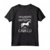 Maglietta con Tema Cavallo per Donne e Ragazze - Ideale Regalo Compleanno per Appassionati - Vivi la Libertà con i Cavalli