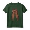 Cavallo Ragazza Donne Equitazione Maglietta - Leggera e Comoda - Amo i Cavalli