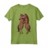 Cavallo Ragazza Donne Equitazione Maglietta - Leggera e Comoda - Amo i Cavalli