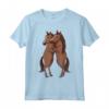 Cavallo Ragazza Donne Equitazione Maglietta - Leggera e Comoda - Amo i Cavalli