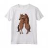 Cavallo Ragazza Donne Equitazione Maglietta - Leggera e Comoda - Amo i Cavalli