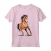 Carino Cavallo T-shirt per Compleanno Bambini Amanti del Cavallo - Maglietta con Design per Ragazze e Proprietari di Cavalli - Ideale come Regalo