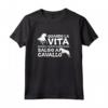 Cavallo - Quando la Vita Diventa Troppo Complicata, Salgo a Cavallo Maglietta - Ideale per Gli Amanti dei Cavalli